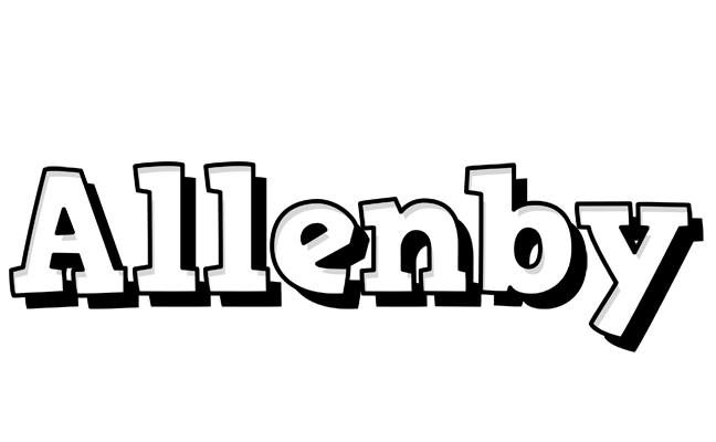 Allenby snowing logo