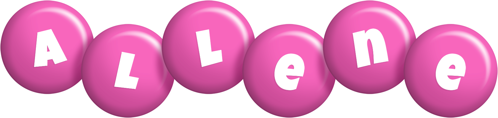 Allene candy-pink logo