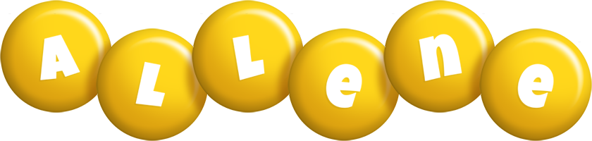 Allene candy-yellow logo