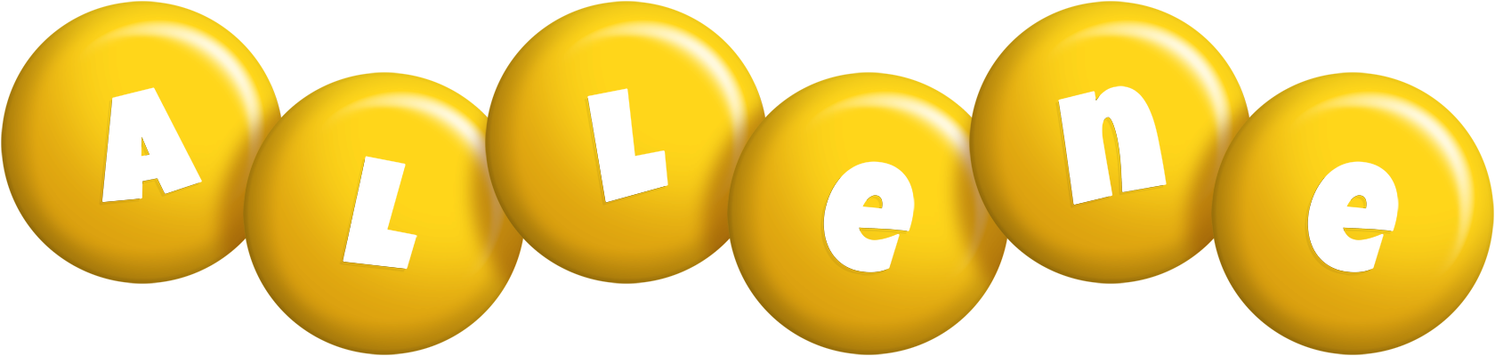 Allene candy-yellow logo