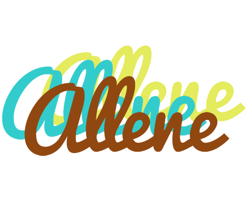 Allene cupcake logo