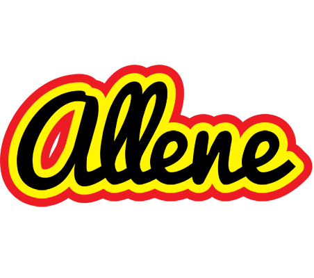 Allene flaming logo