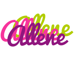 Allene flowers logo