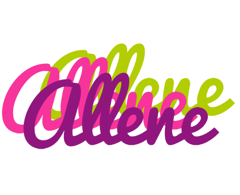 Allene flowers logo