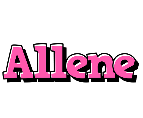 Allene girlish logo