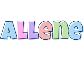 Allene pastel logo