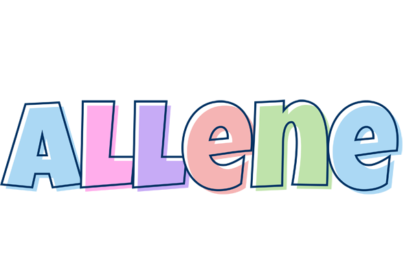 Allene pastel logo
