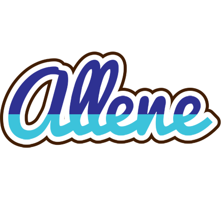 Allene raining logo