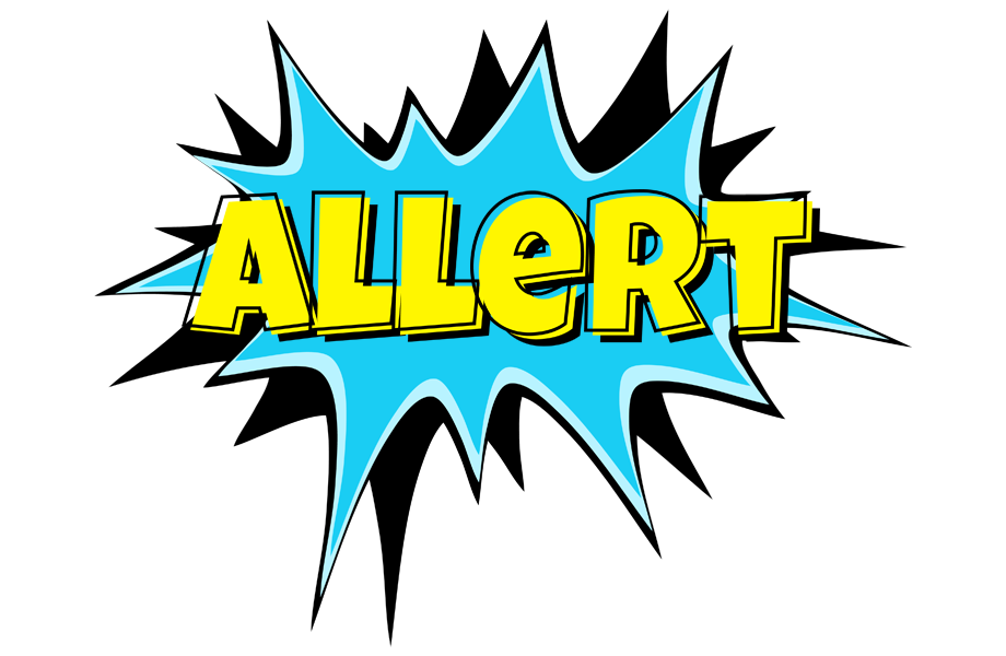 Allert amazing logo