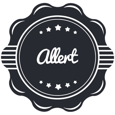 Allert badge logo