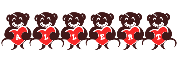 Allert bear logo