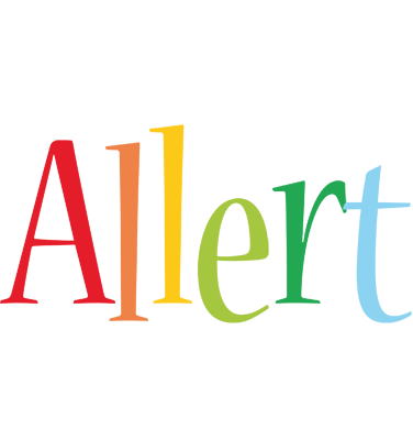 Allert birthday logo