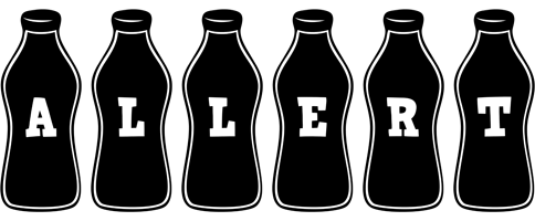 Allert bottle logo