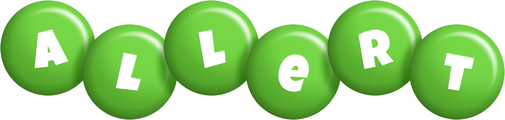 Allert candy-green logo