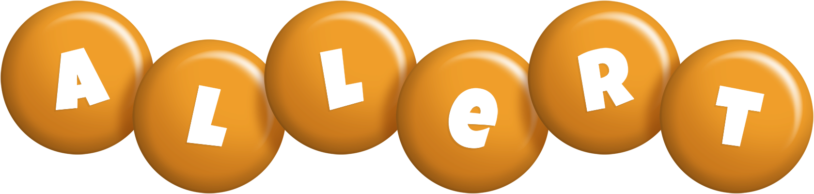 Allert candy-orange logo