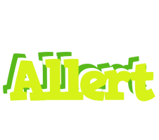 Allert citrus logo