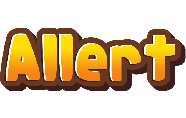 Allert cookies logo