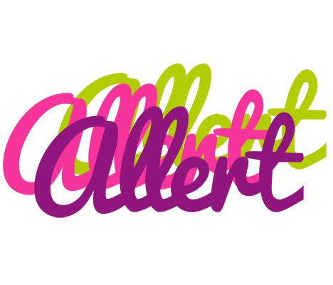 Allert flowers logo