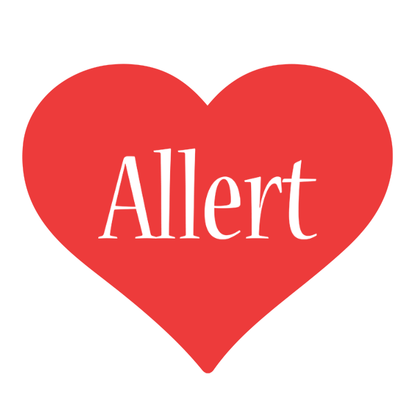 Allert love logo