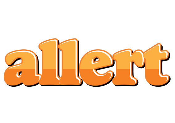 Allert orange logo