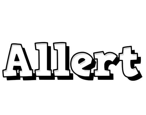Allert snowing logo