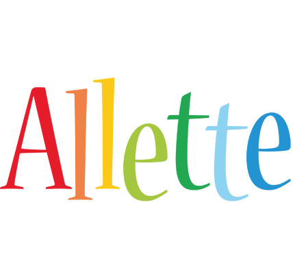 Allette birthday logo