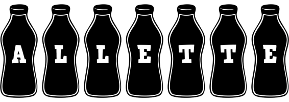 Allette bottle logo