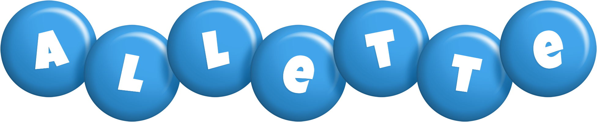 Allette candy-blue logo