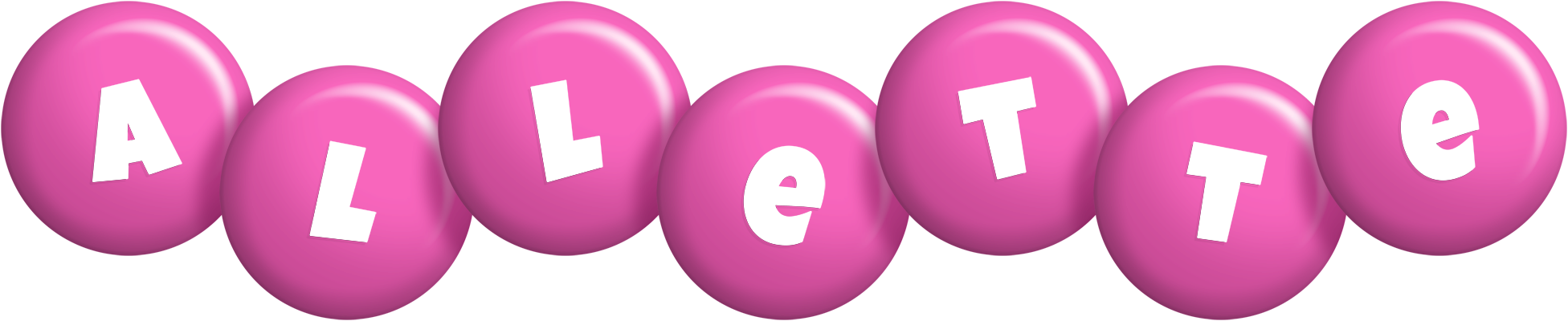 Allette candy-pink logo