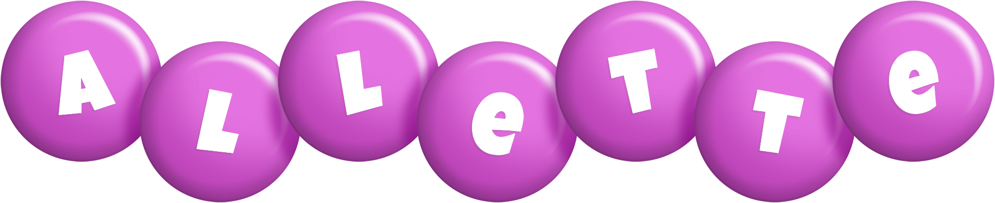 Allette candy-purple logo