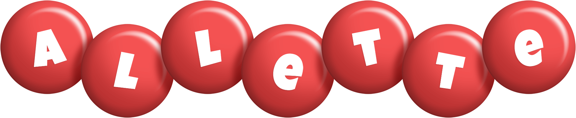 Allette candy-red logo