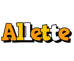 Allette cartoon logo