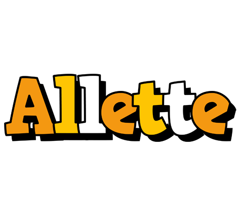 Allette cartoon logo