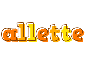 Allette desert logo