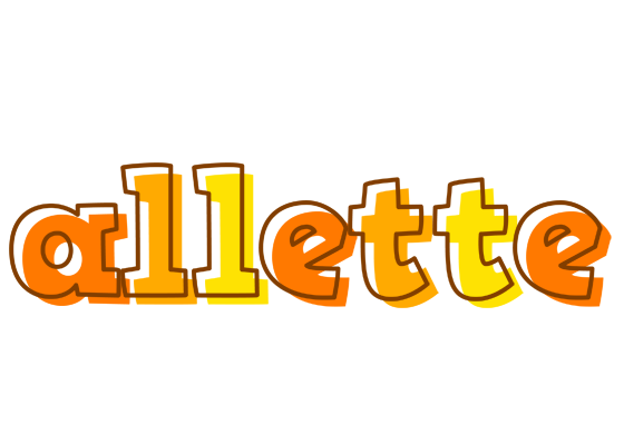 Allette desert logo