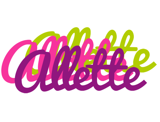 Allette flowers logo