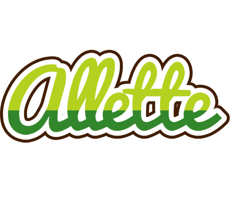 Allette golfing logo
