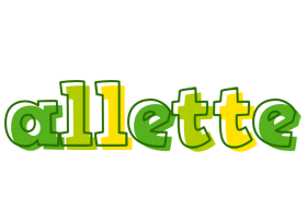 Allette juice logo