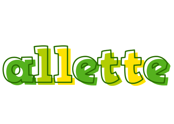 Allette juice logo