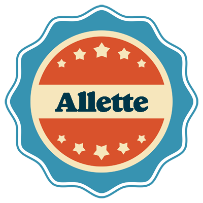 Allette labels logo