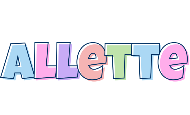Allette pastel logo