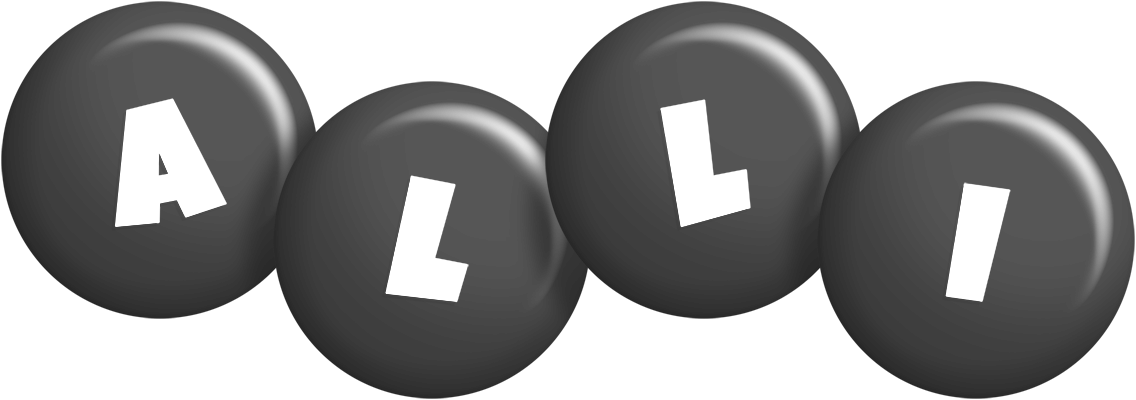 Alli candy-black logo