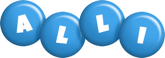 Alli candy-blue logo