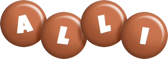 Alli candy-brown logo