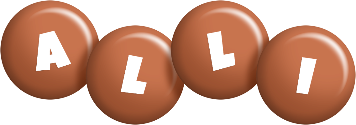 Alli candy-brown logo