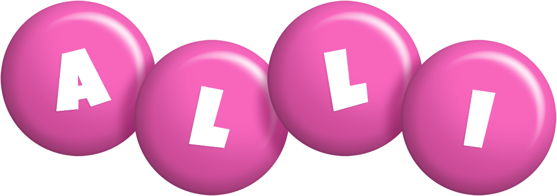 Alli candy-pink logo