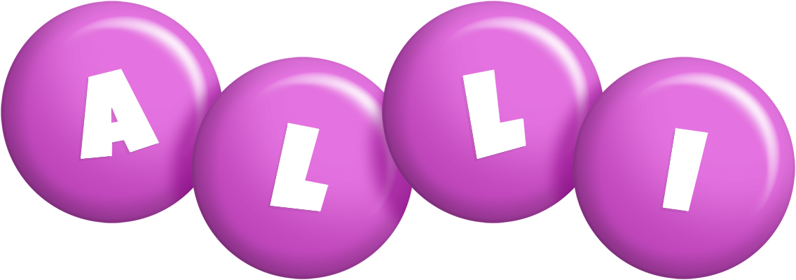 Alli candy-purple logo