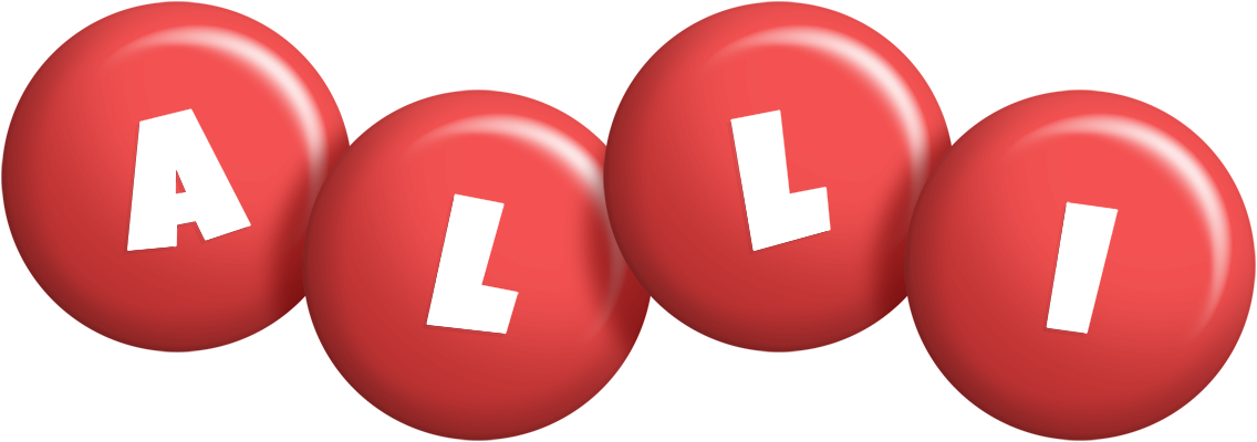Alli candy-red logo