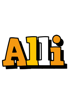Alli cartoon logo