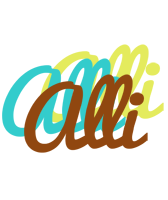 Alli cupcake logo